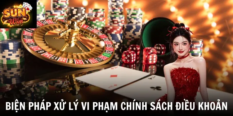 Các biện pháp xử lý vi phạm chính sách điều khoản